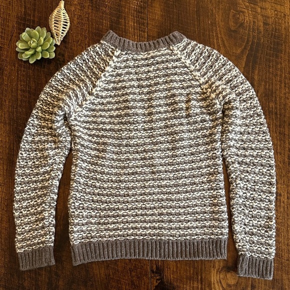 United Colors of Benetton | Vintage Striped Fisherman Wool Blend Sweater, Size S - Picture 2 of 8